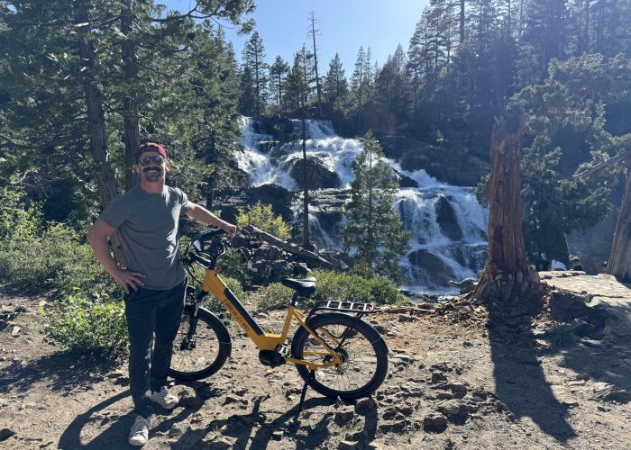 Ebike with waterfalls